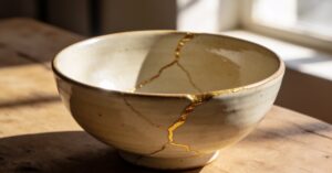 Kintsugi filozofia: japońska sztuka naprawy wnętrz złotem w praktyce